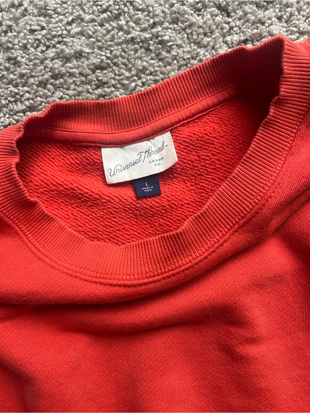 Universal Thread Cropped Crewneck Sweatshirt - Picture 2 of 2
